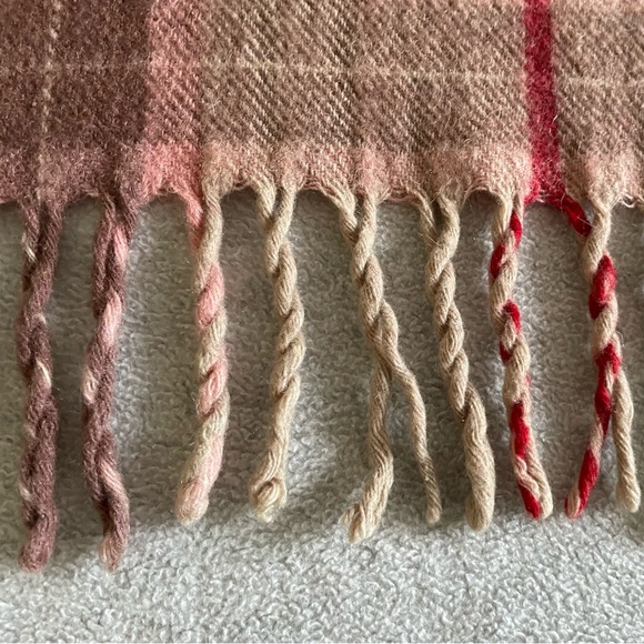 Danica Wool Plaid Throw Camping Picnic Blanket - Picture 10 of 12